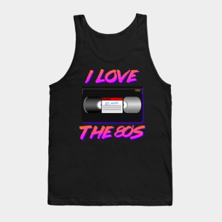 I Love the 80's Radical Retro Neon T-Shirt Tank Top